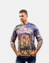 "Three Graces " Long Sleeve Shirt - Constantino Artwork inspired by the artistry of Anton Brzezinski